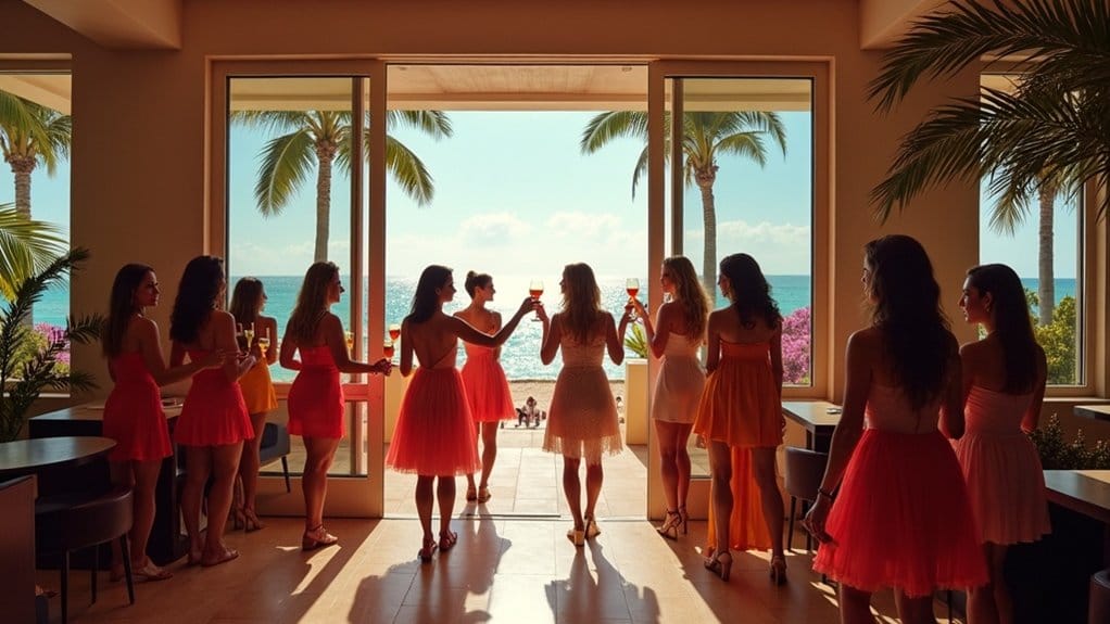 beachfront nightlife and luxury