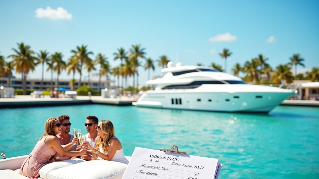budget for yacht expenses