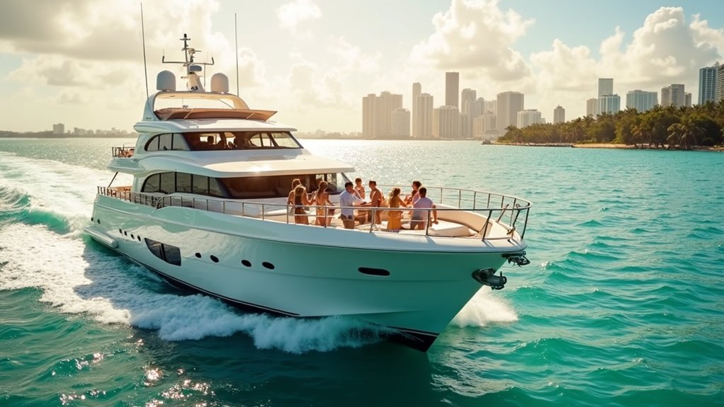 high season yacht party pricing
