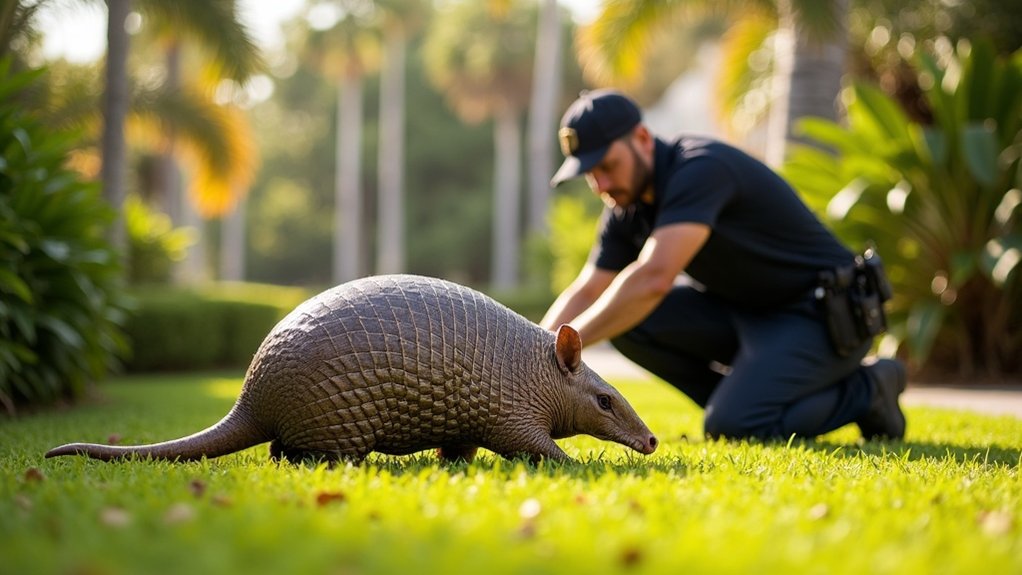 humane armadillo removal services