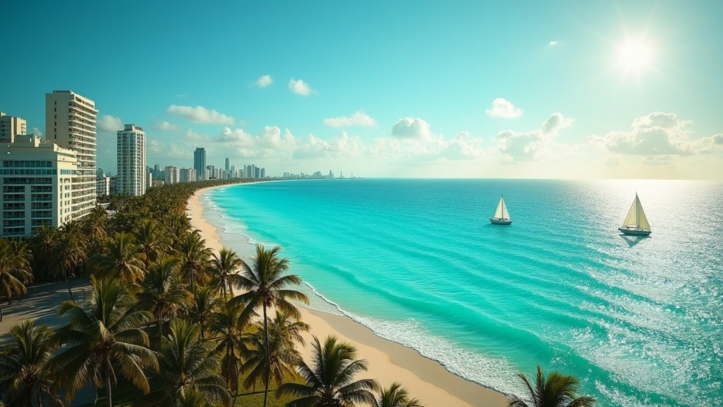 miami s vibrant blue hue