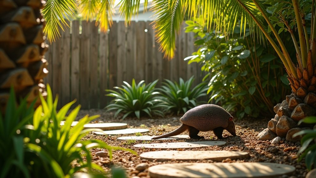 prevent armadillo yard invasion
