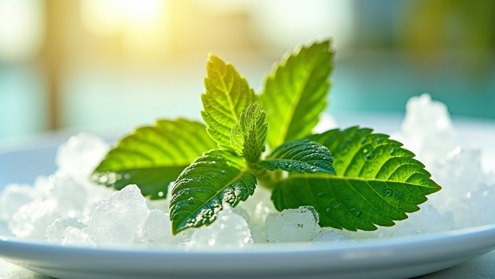 refreshing minty tropical blend
