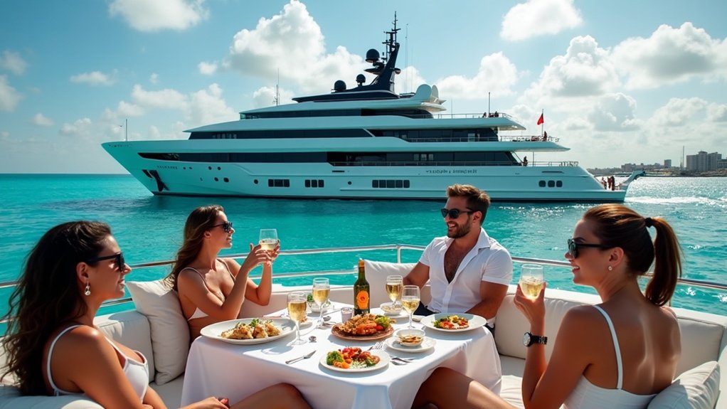 yacht party pricing details
