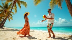 beachy stylish tropical attire