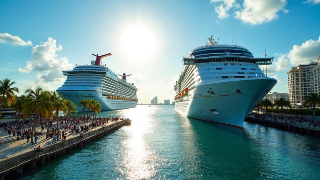 cruise lines terminal assignments
