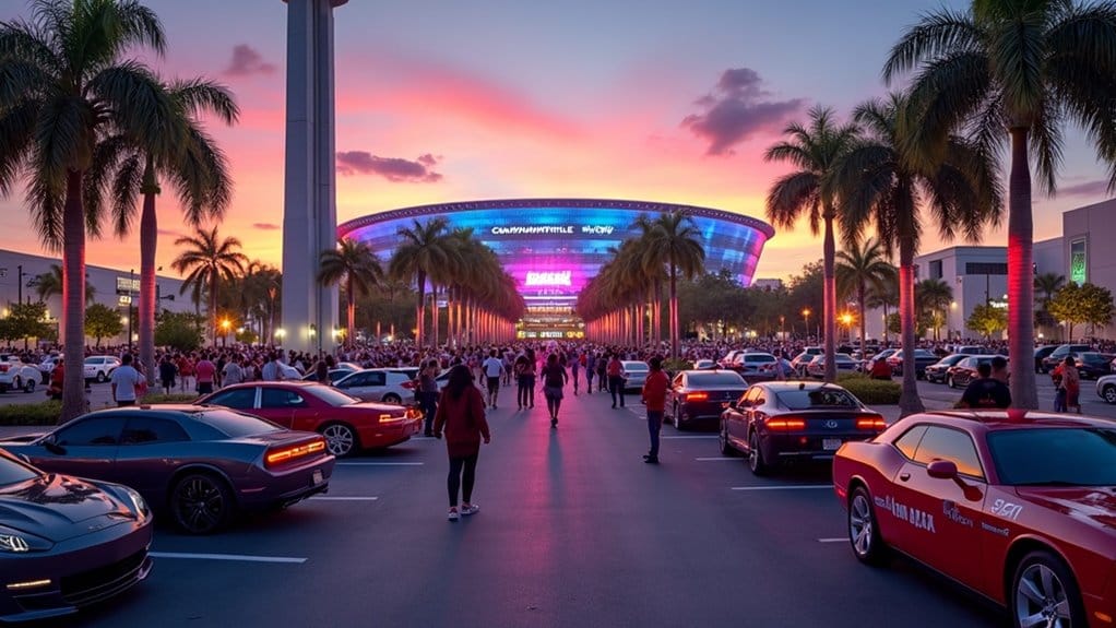 parking options for game