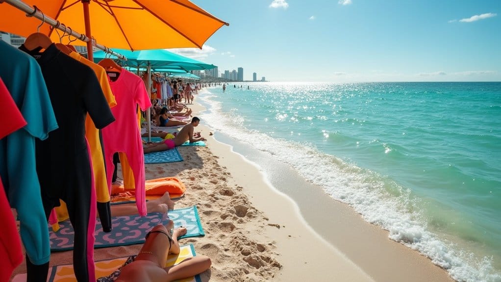 swimwear recommendations by temperature