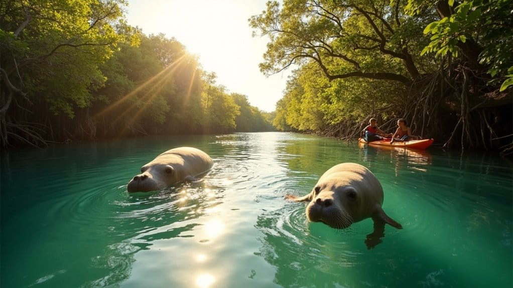 best manatee viewing times