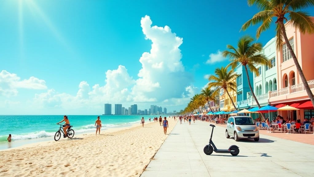 car free travel in miami