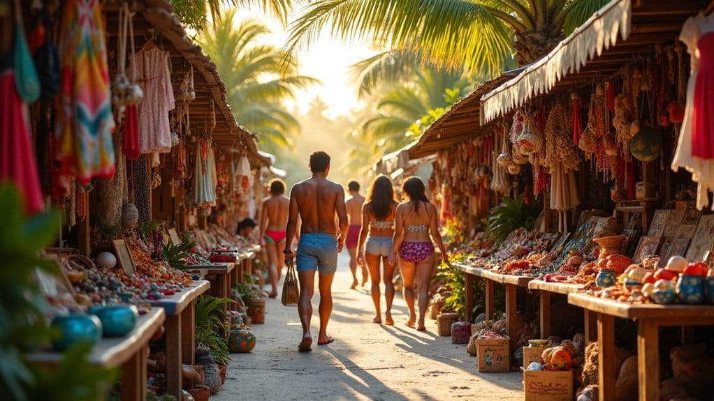 local art and beachwear