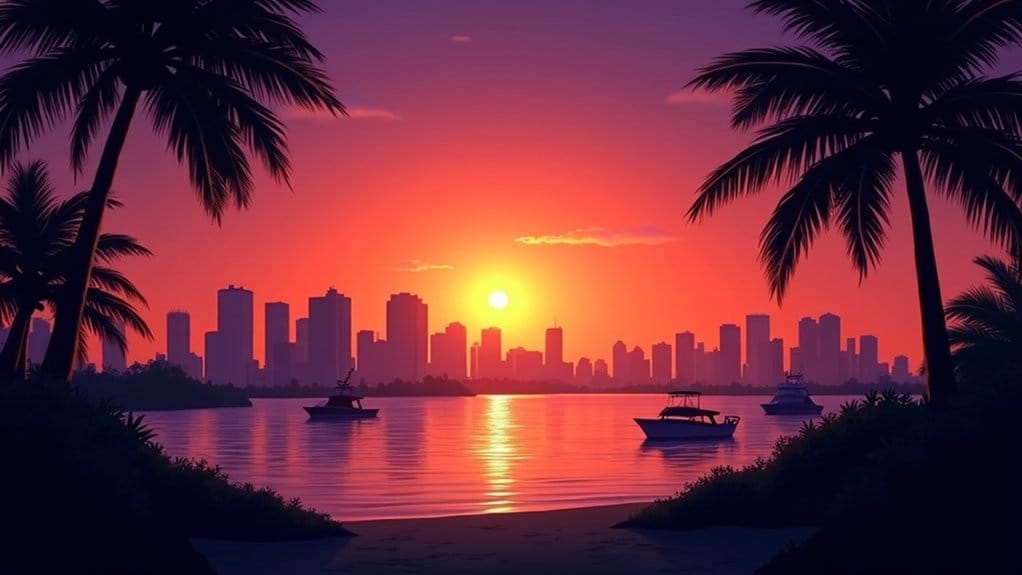 miami sunset times overview