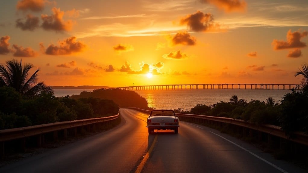 optimal driving times key west