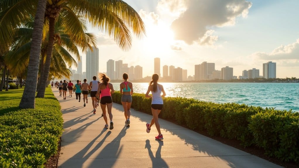 optimal running times miami
