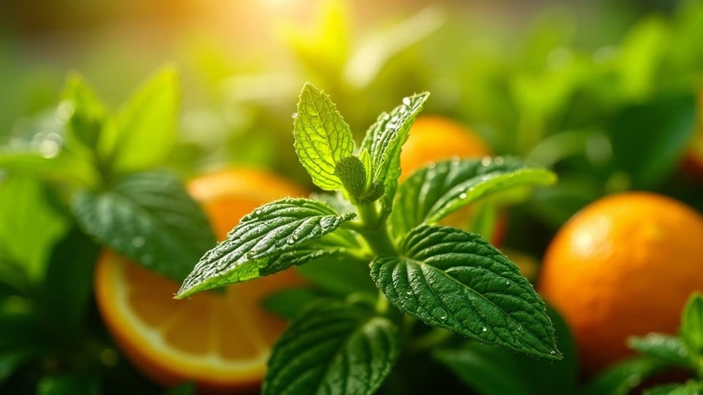 refreshing mint citrus blend