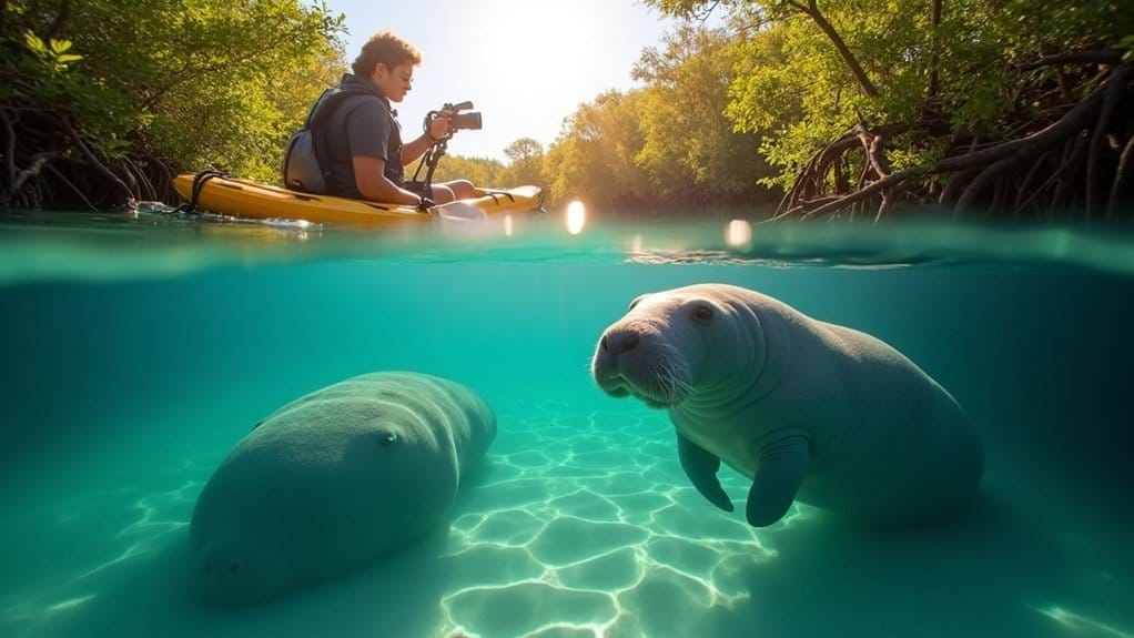 respectful manatee photography guidelines