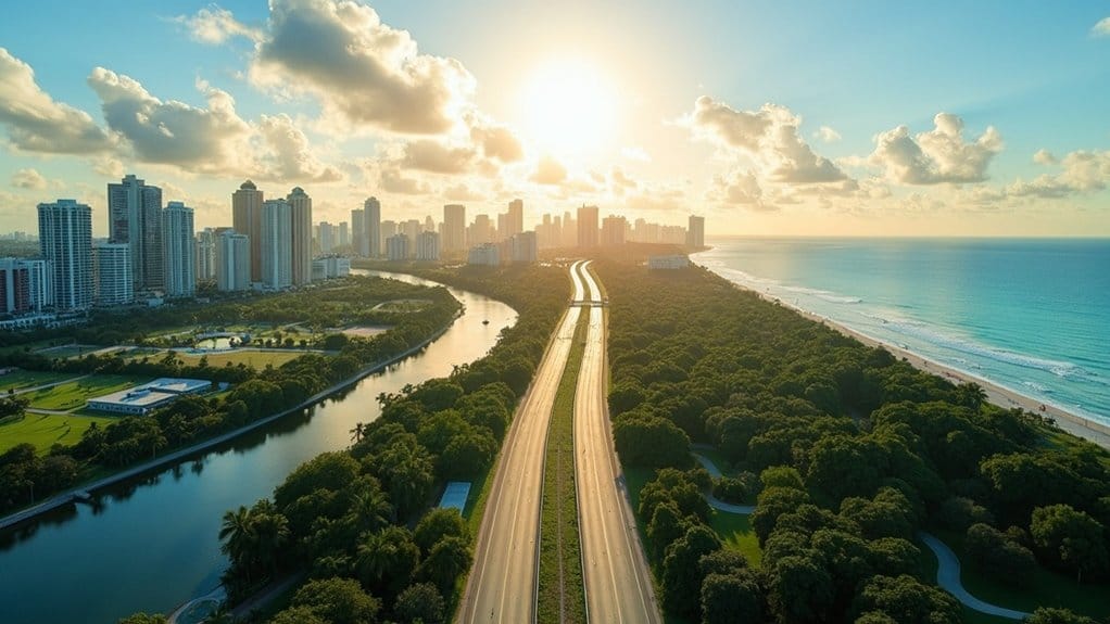 tampa miami distance and travel