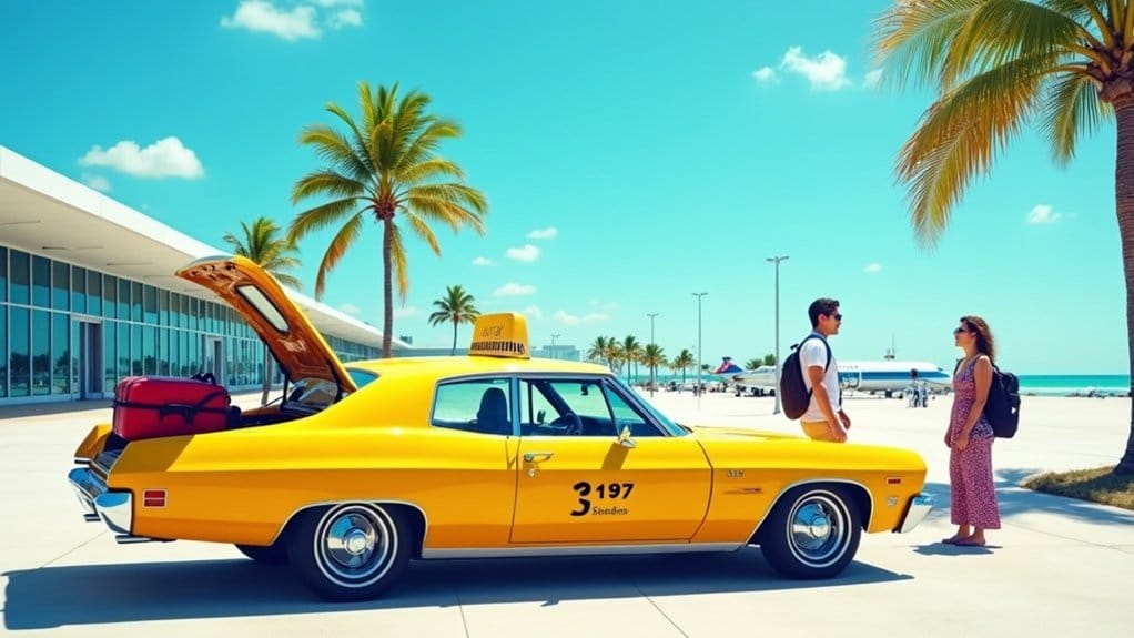 taxi fare miami to south beach