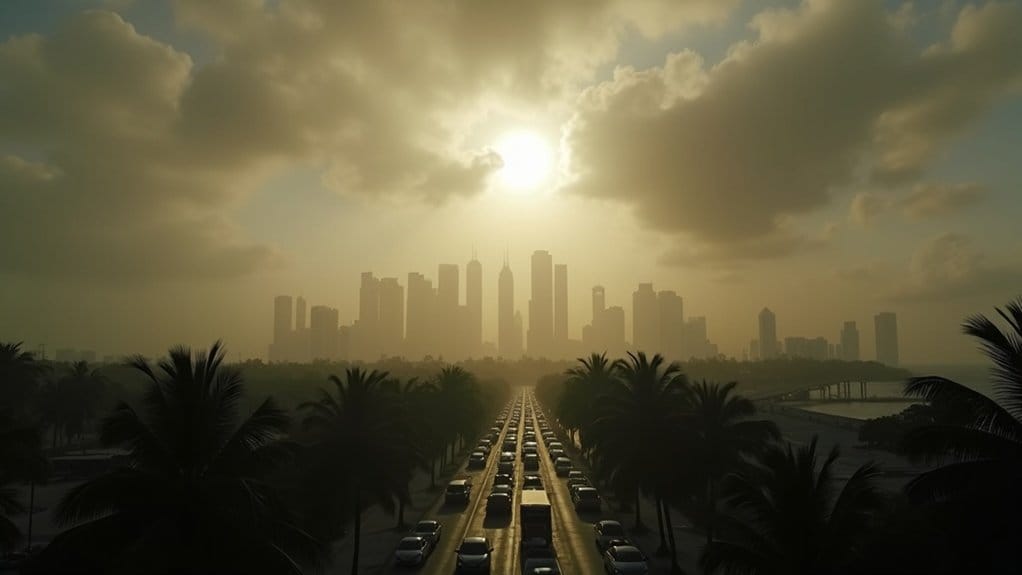 weather patterns trap pollution
